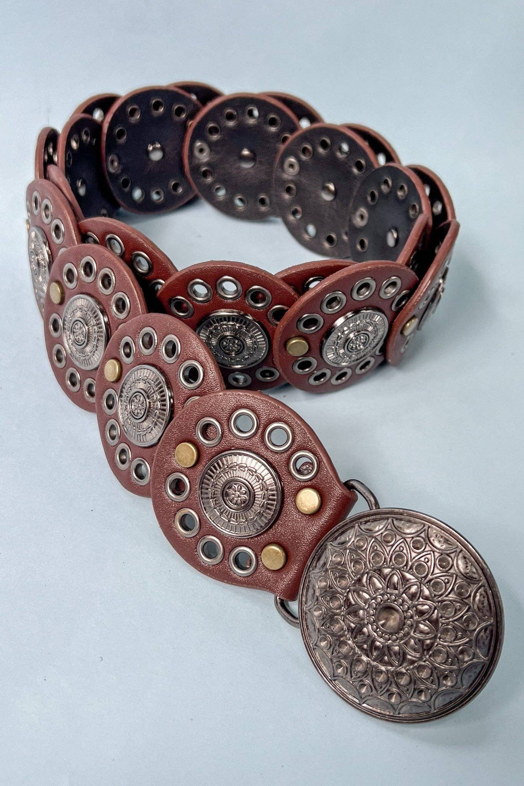 Western Belt with Metal Studs