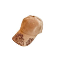 Suede Baseball Hat Burnt Rose