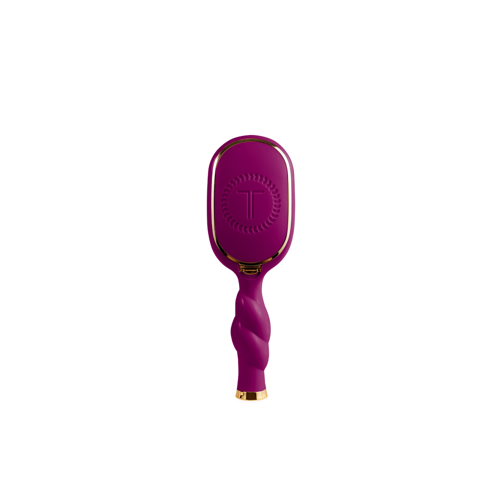 Mini Boar Bristle Hair Brush- Mulberry