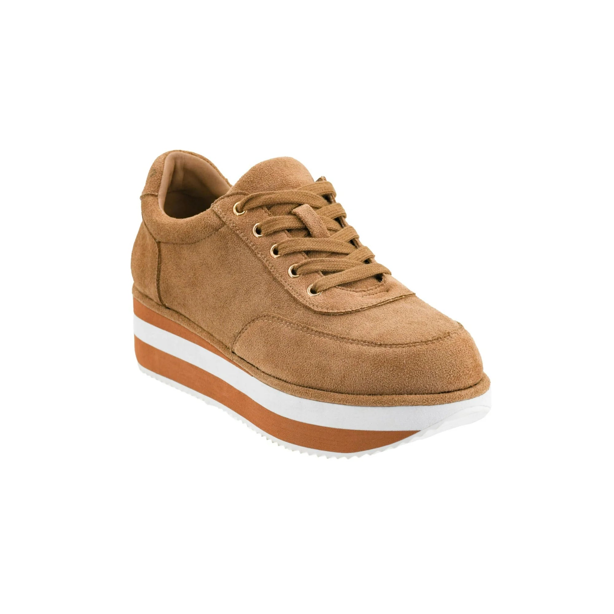 Jay Walking- Tobacco Faux Suede