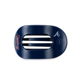 Flat Round Hair Clip | Medium | Atlanta Braves