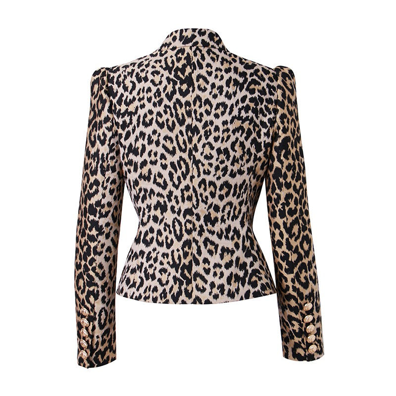 Leopard Blazer