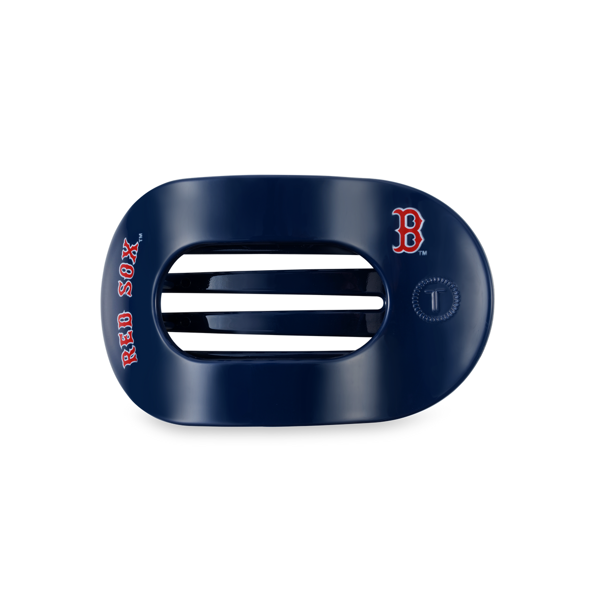 Flat Round Hair Clip | Medium | Boston Red Sox