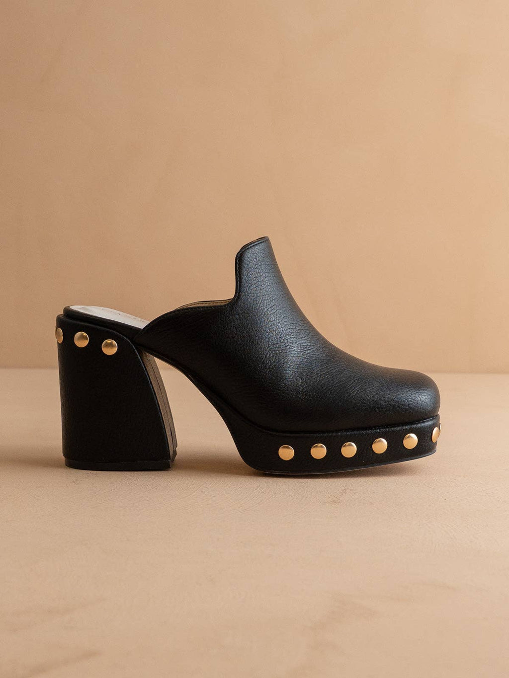 The Sierra Black Platform Clog