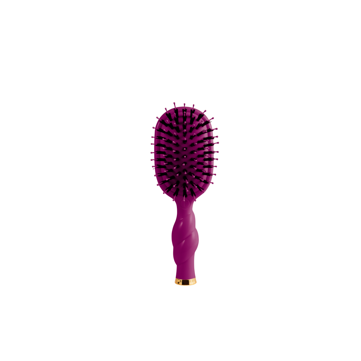 Mini Boar Bristle Hair Brush- Mulberry
