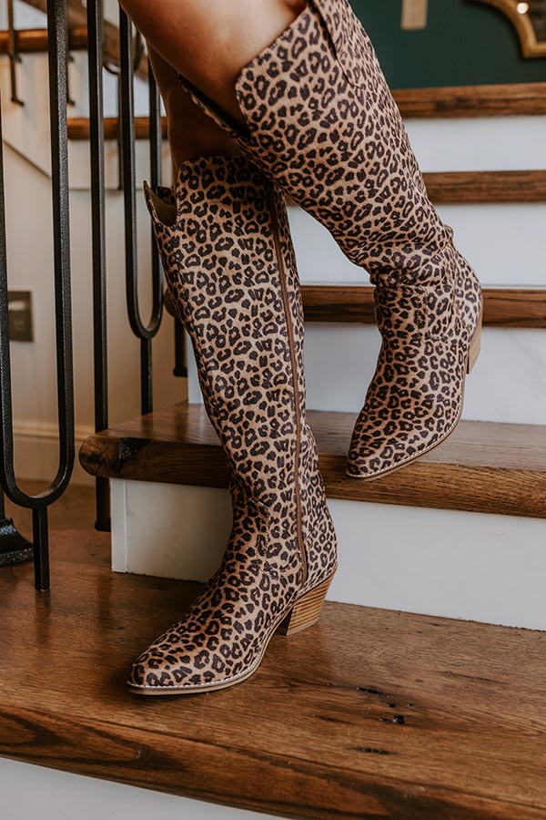 Hats Off Boots- Leopard