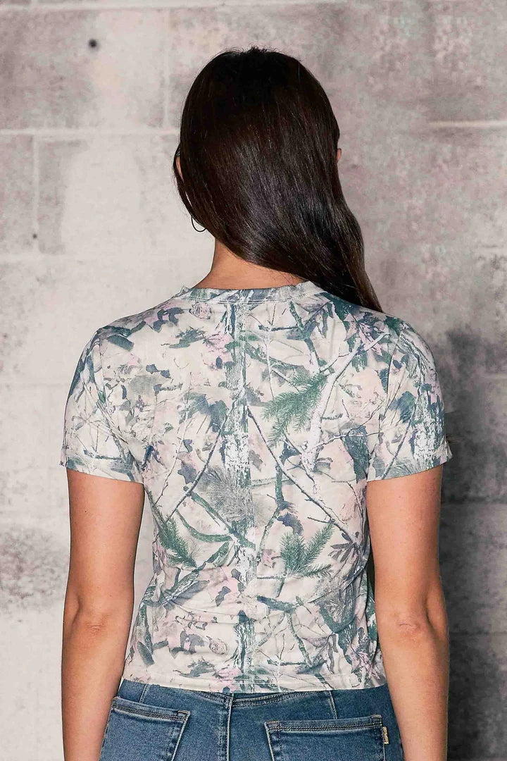 Camo Print Top