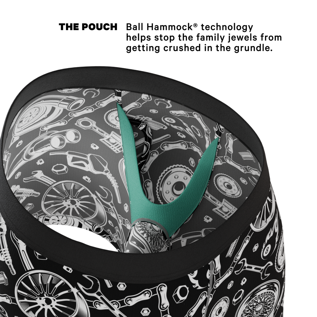 The Gear Head | Stick Shift Ball Hammock® Pouch Underwear With Fly