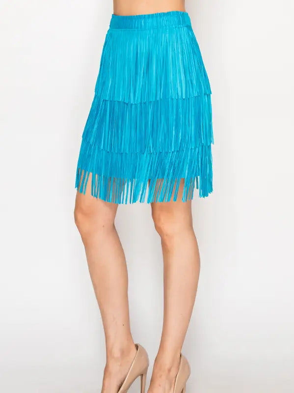 Short Fringe Skirt