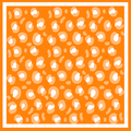 Gameday Bandana Scarf- Orange/White