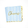 Nautical Knot Paper Beverage Napkin Packs