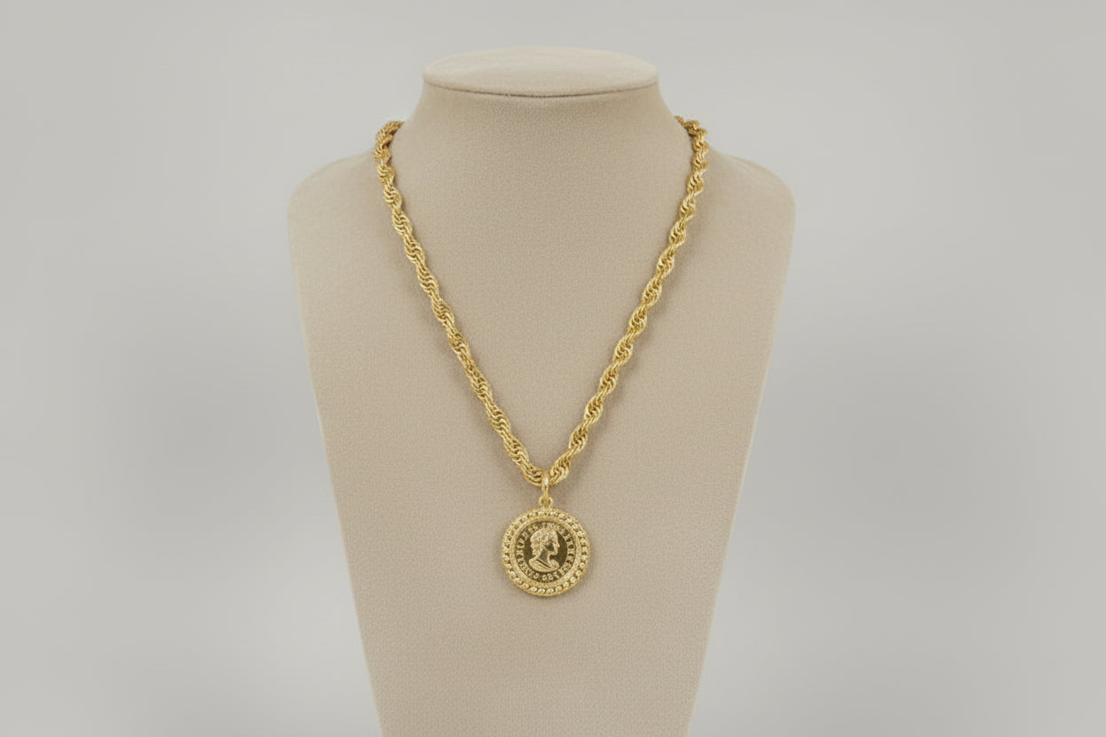 Gold Pendant Short