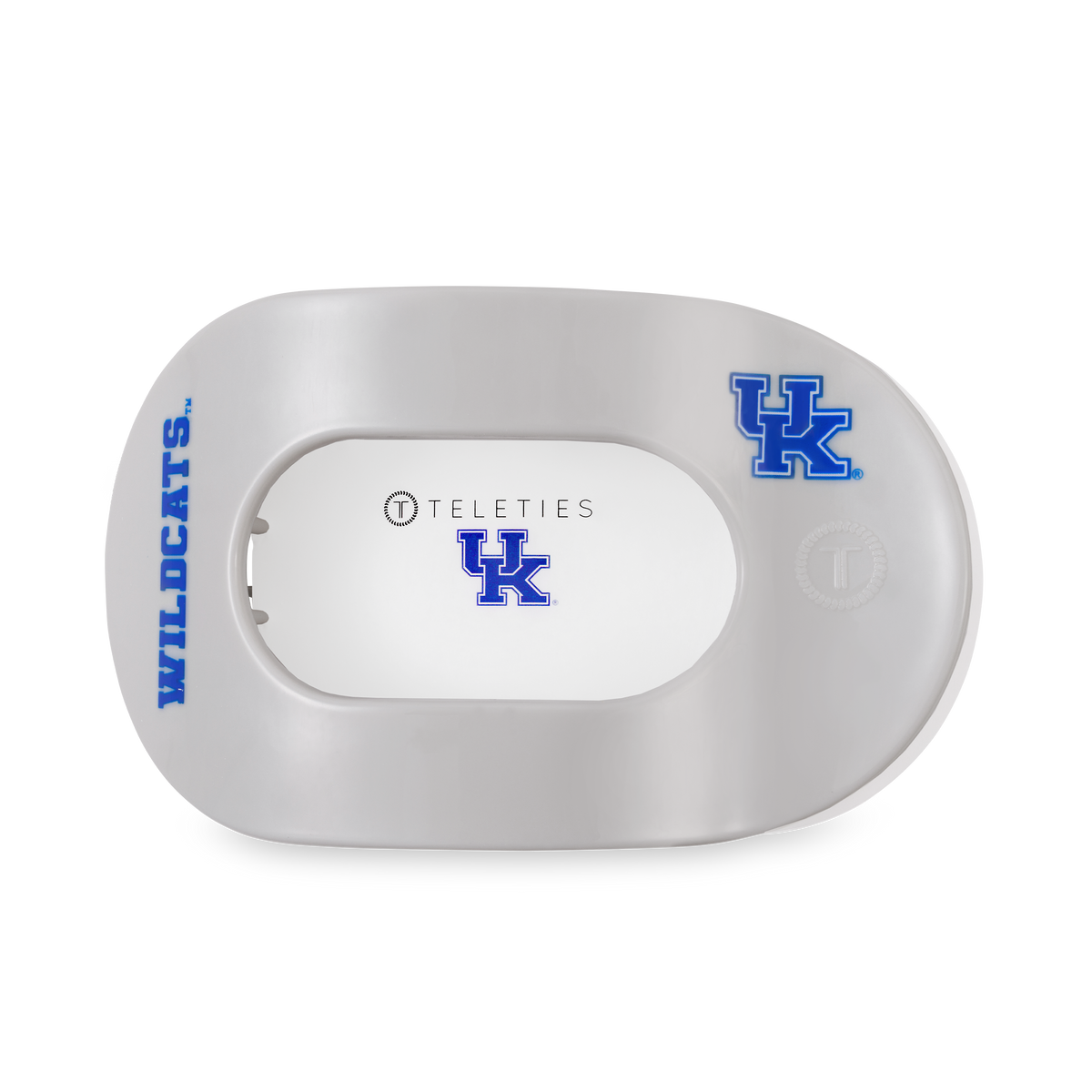 Flat Round Hair Clip | Large | Go Big Blue!
