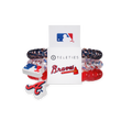 Spiral Hair Coils | Small | Atlanta Braves Hair Ties