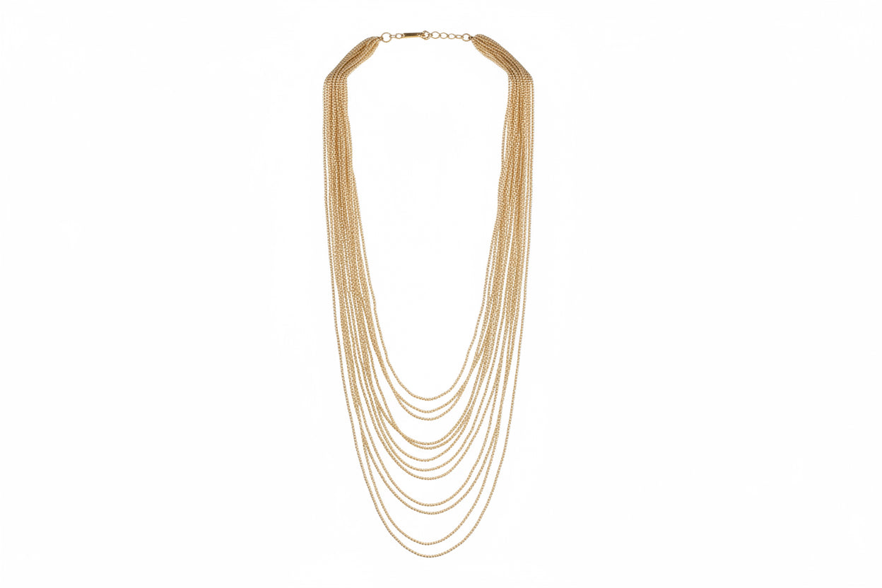 Samuels Multi Layered Long Necklace