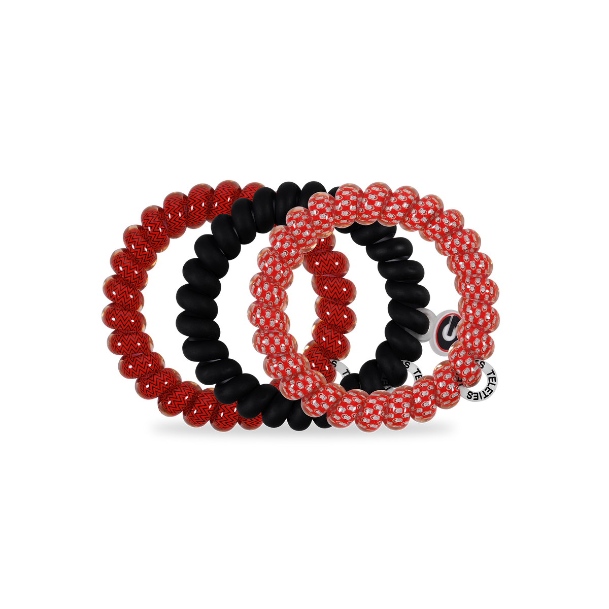 Spiral Hair Coils | Large | Go Dawgs! Hair Ties