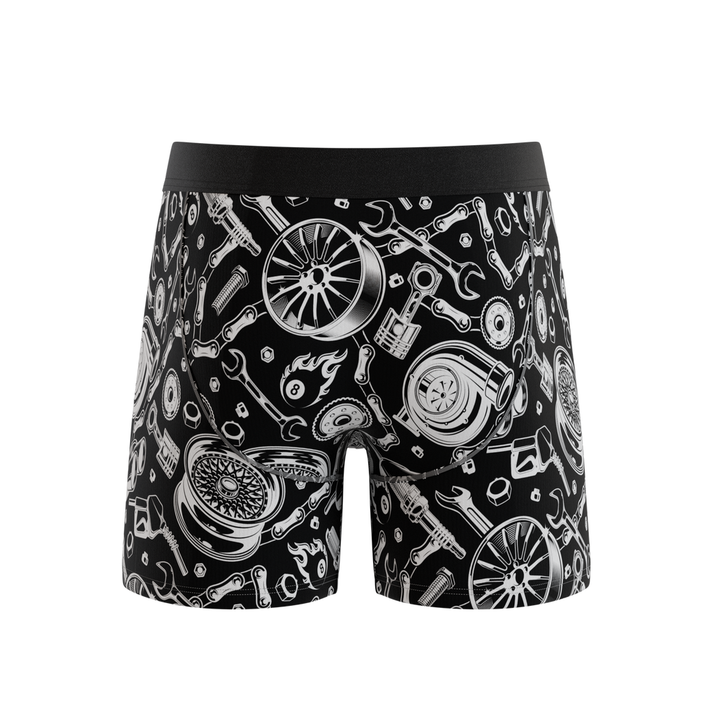 The Gear Head | Stick Shift Ball Hammock® Pouch Underwear With Fly