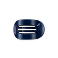 Flat Round Hair Clip | Small | Atlanta Braves