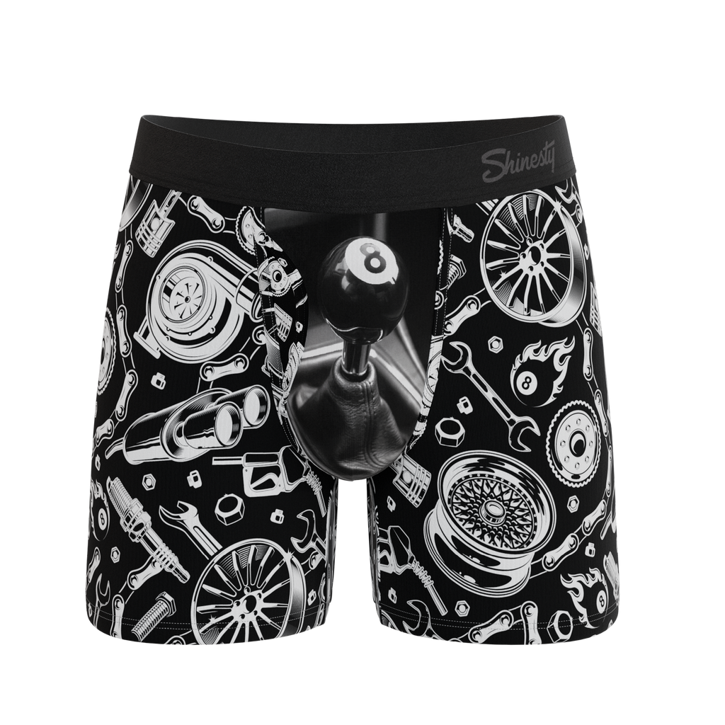 The Gear Head | Stick Shift Ball Hammock® Pouch Underwear With Fly