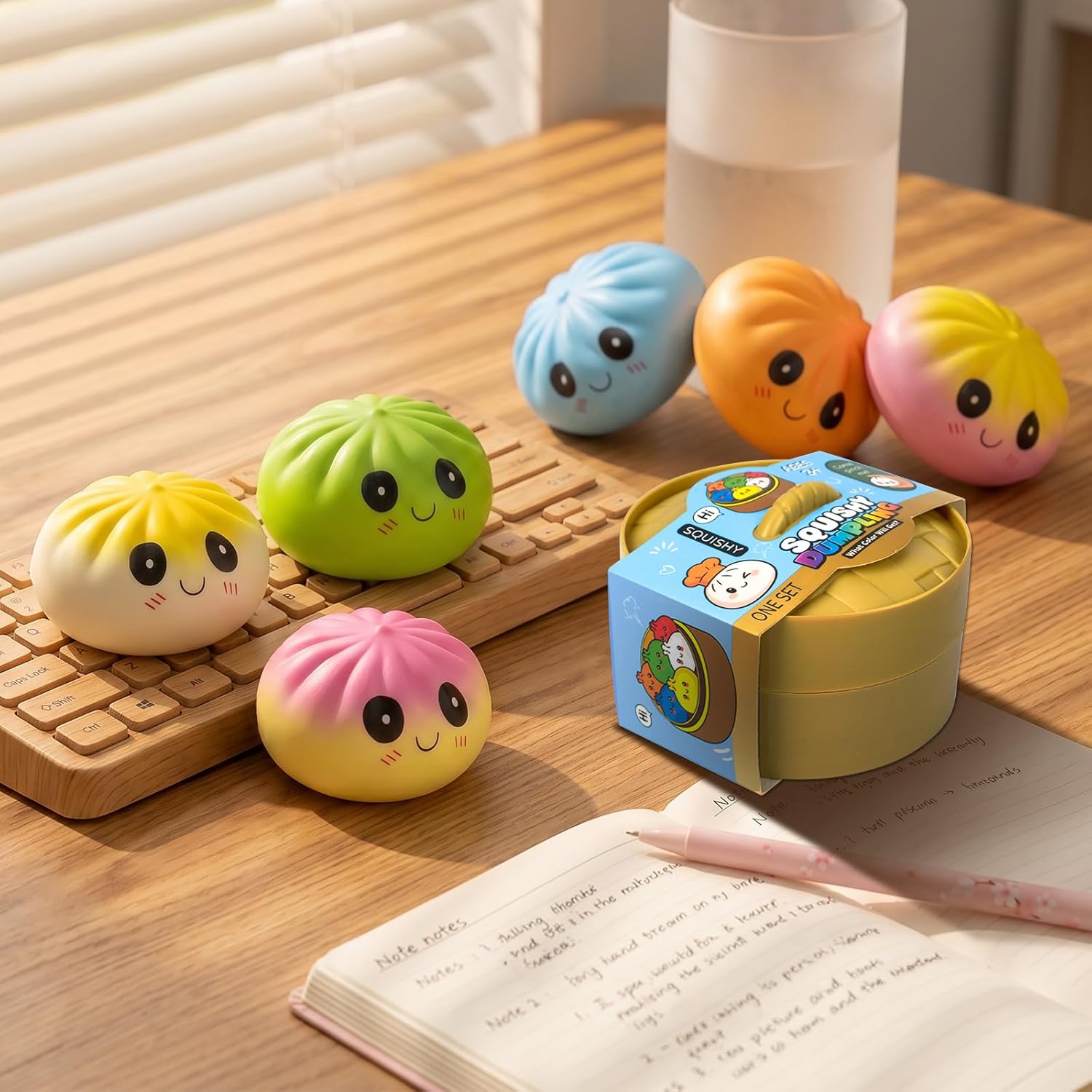 Squishy Solid Color Dumplings