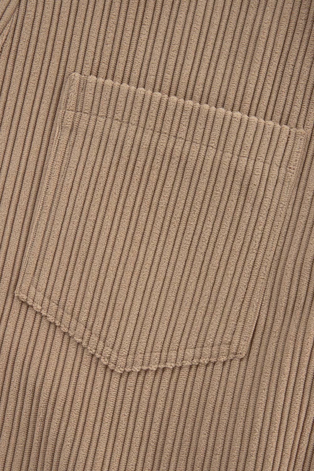 Corduroy Wide Leg Overall- Brown
