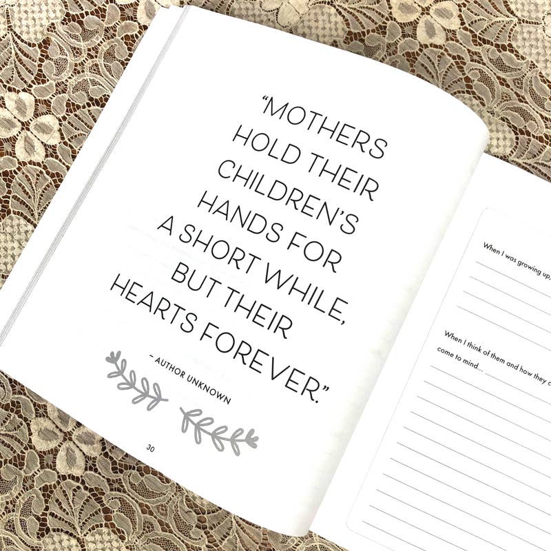 Mom, I Want to Learn Your Recipes; Hardback Book