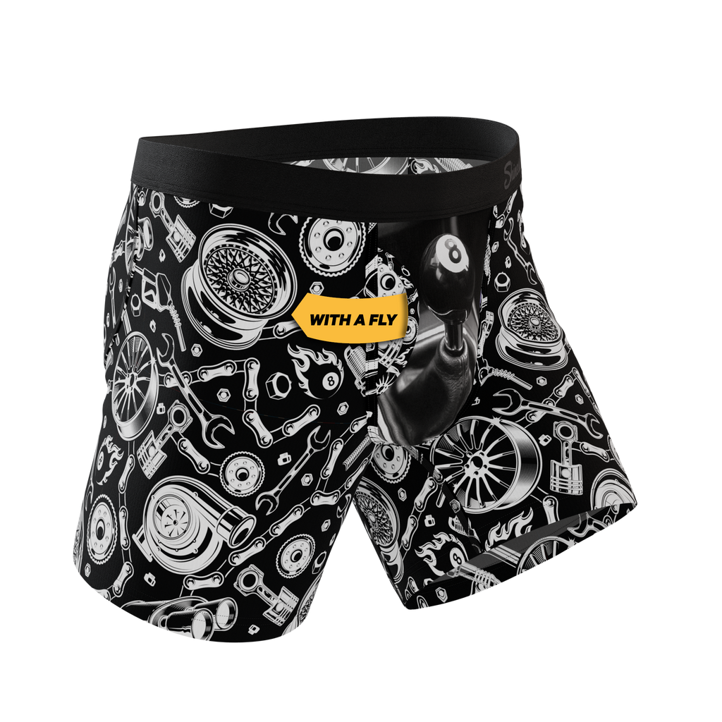 The Gear Head | Stick Shift Ball Hammock® Pouch Underwear With Fly