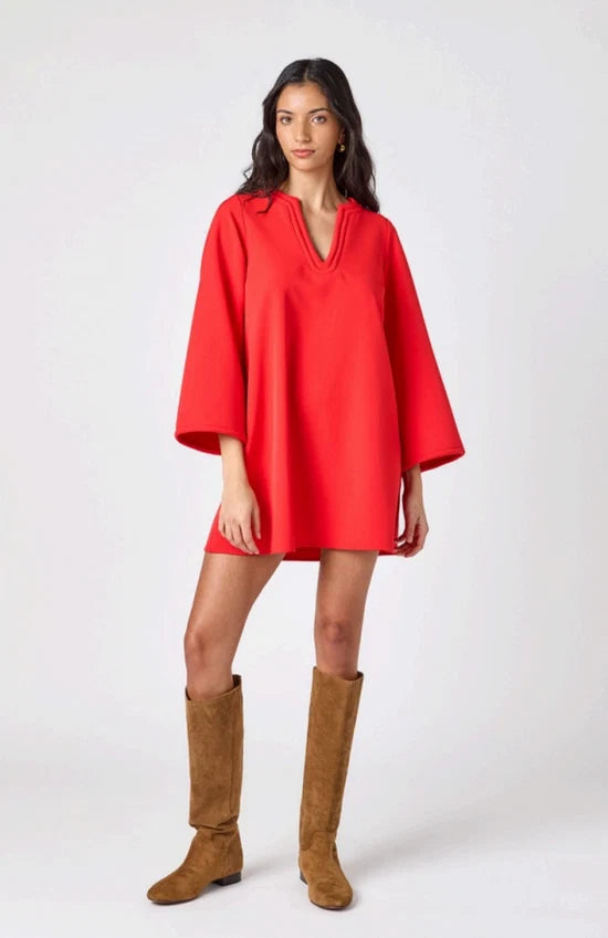 Skyler Dress- Red