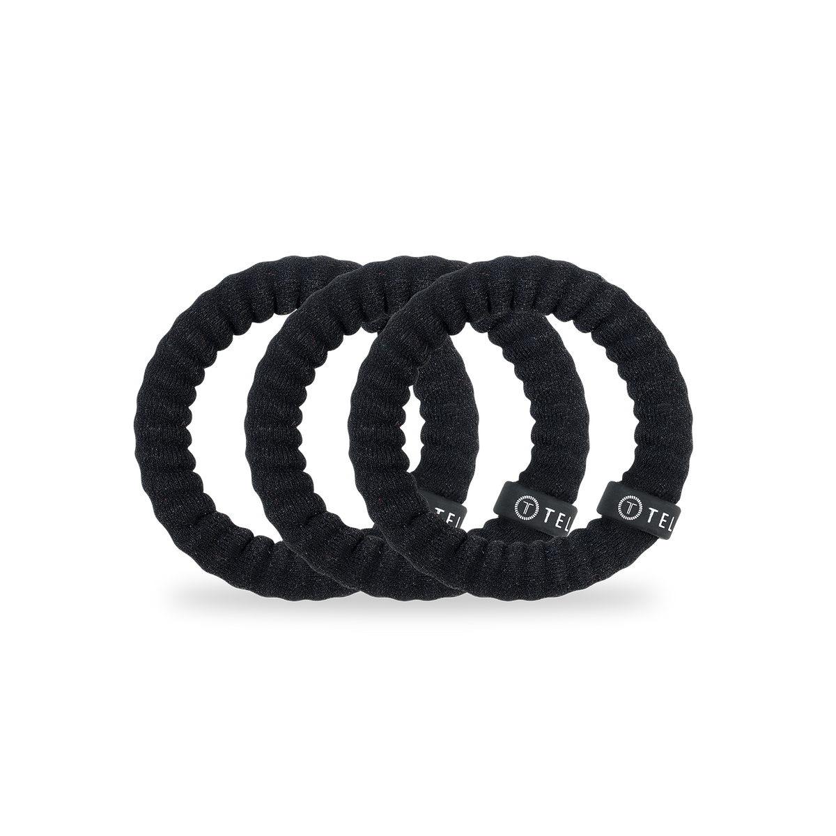 Nylon Hair Ties | Small | Jet Black