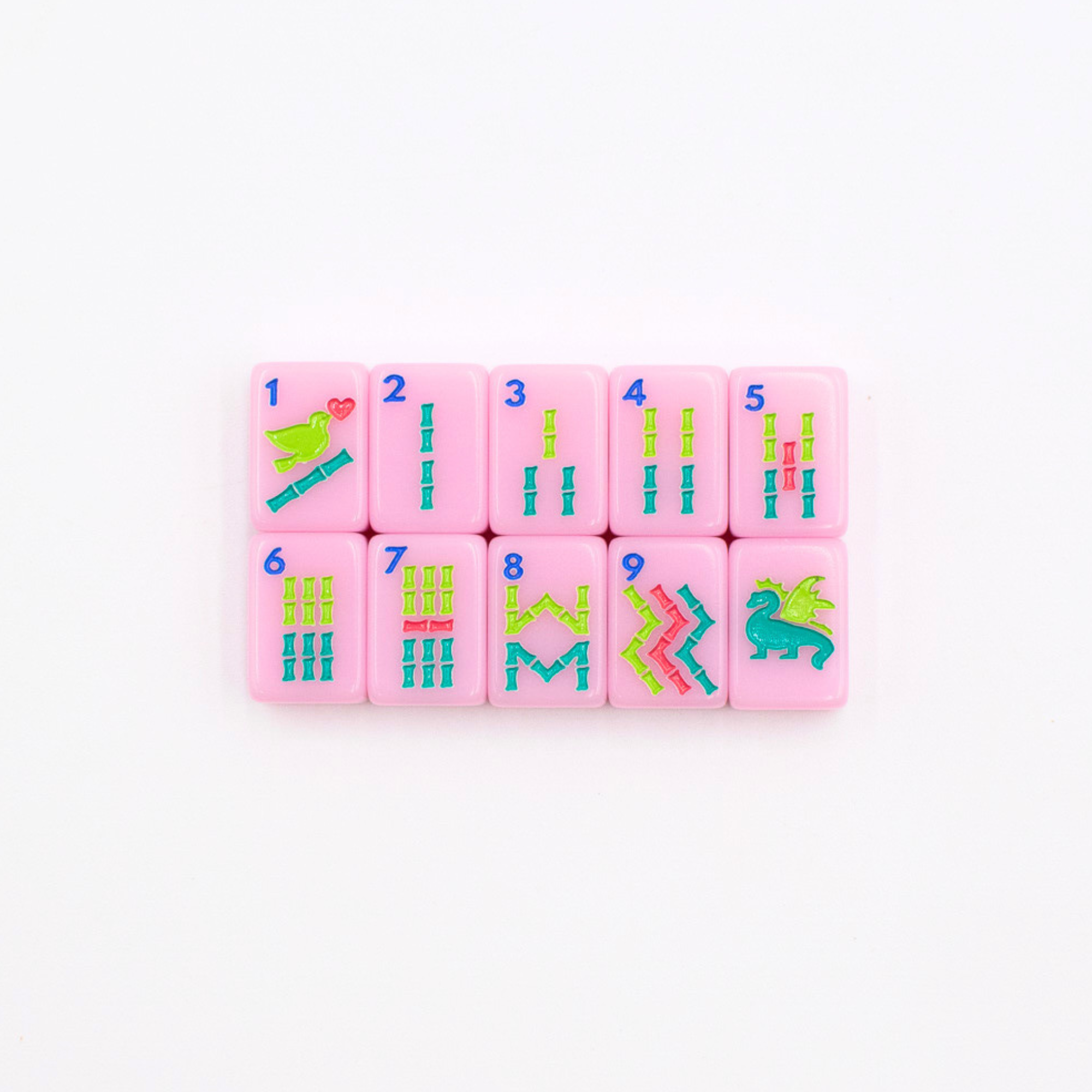 Mini Travel Mahjong Set- Pink
