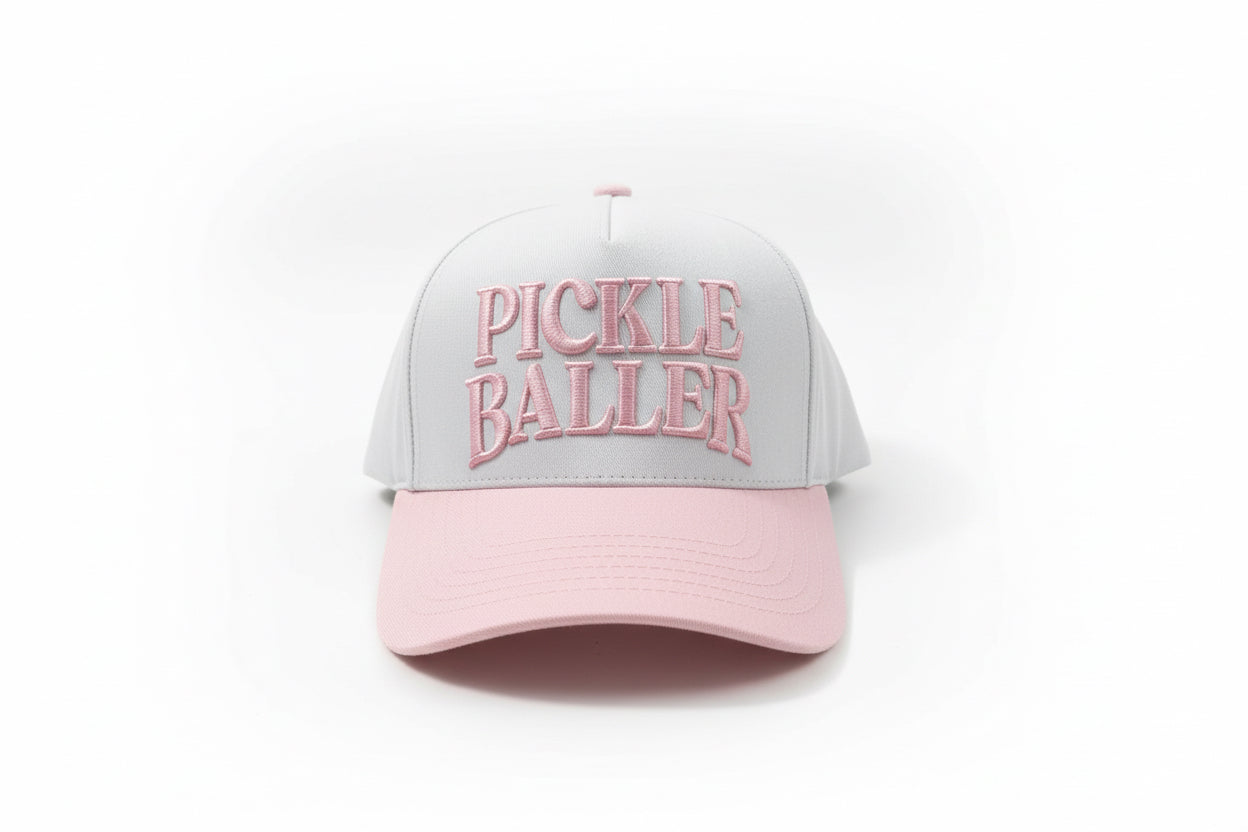 Pickle Baller Embroidered- Trucker Hat