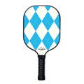 Striped Pickleball Paddle- Blue