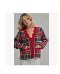 Christmas Plaid Check Sweater
Cardigan