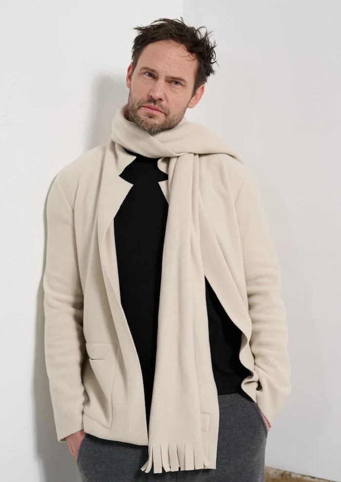 Men's Cardigan- Sand