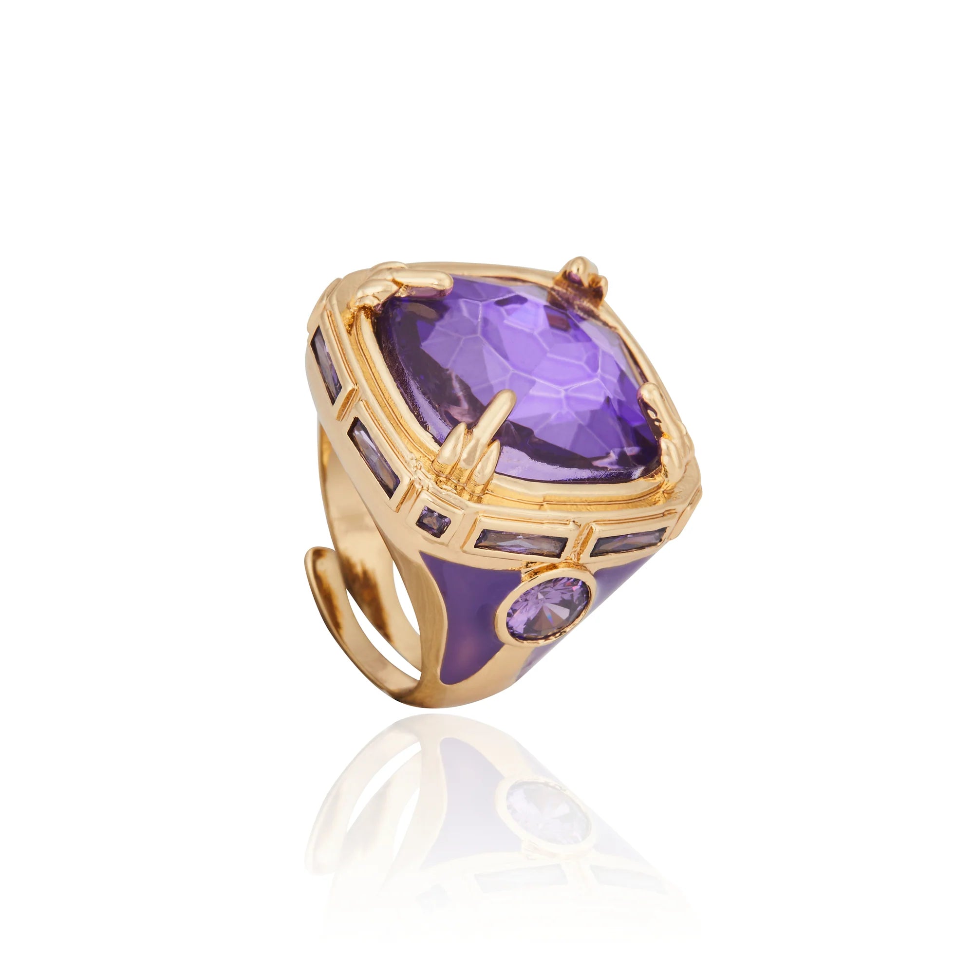 Palazzo Grassi Ring- Amethyst