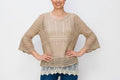 Crochet Top- Taupe