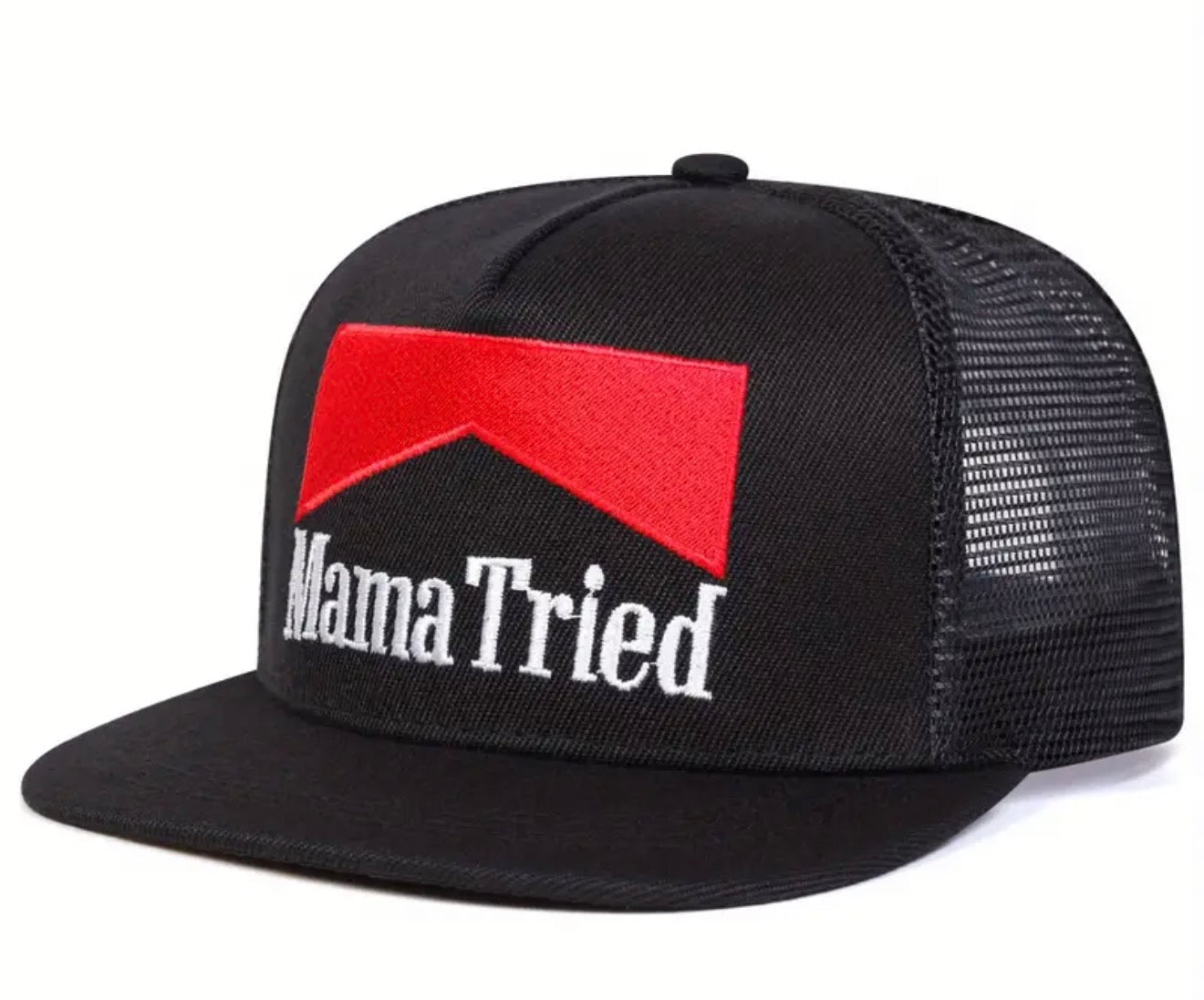Mama Tried- Trucker Hat- Black
