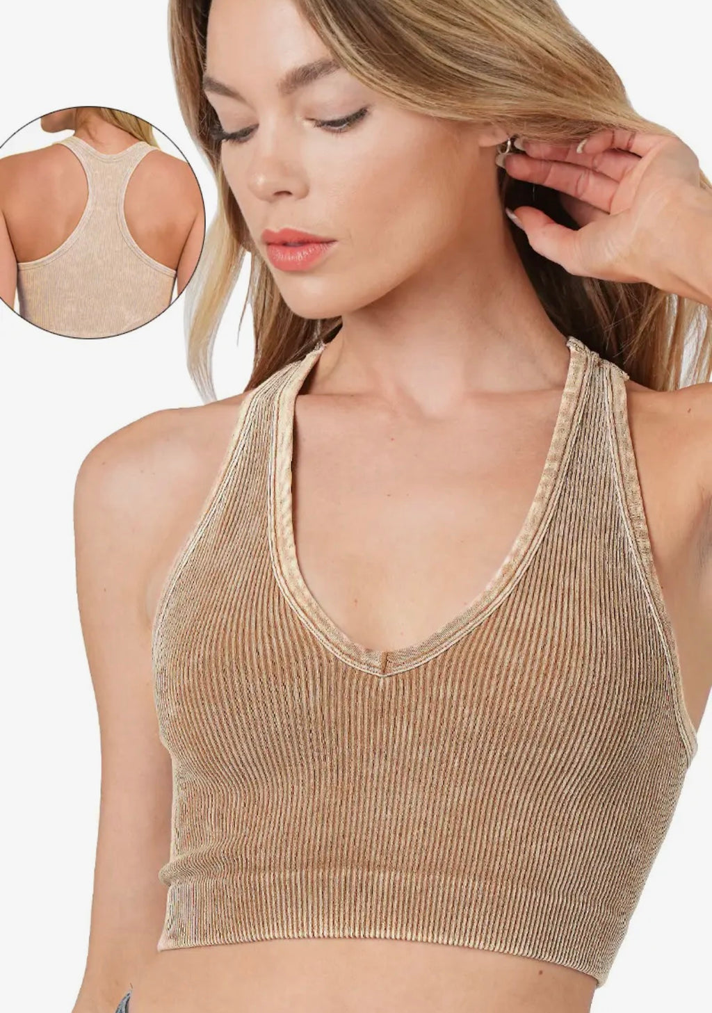 Seamless Ribbed Crop Top