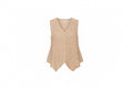 Crochet Lace Vest With Buttons