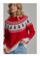 Holiday Christmas Tree Fair Isle
Sweater