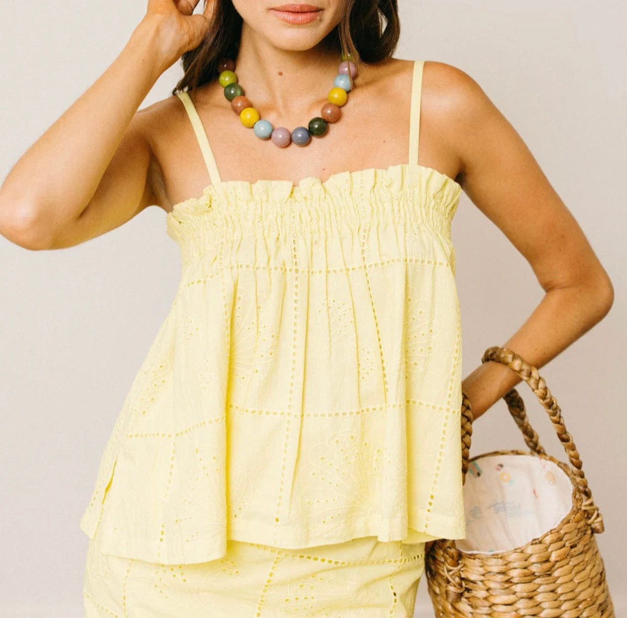 Lemonade Shell Daphne Top