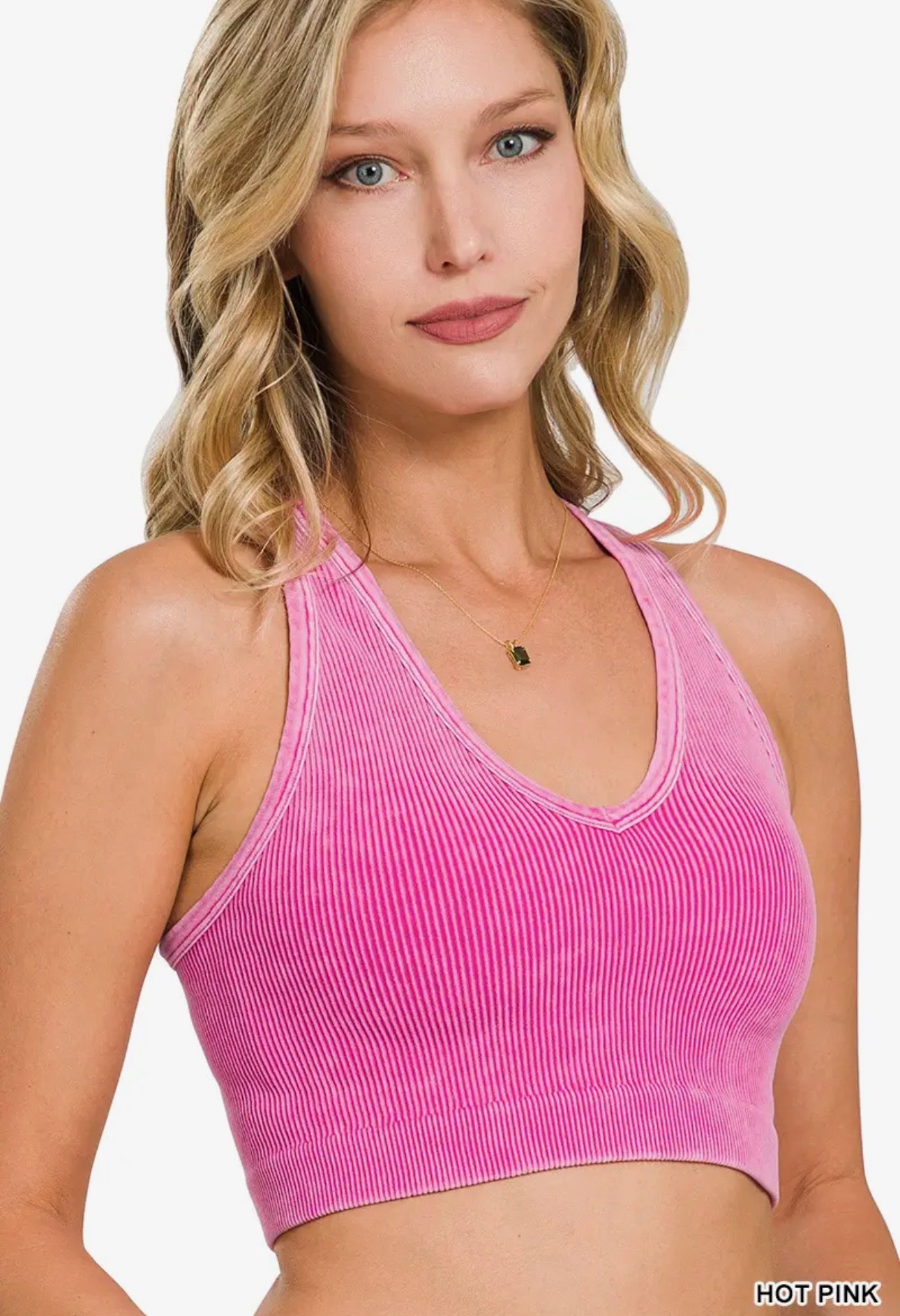 Seamless Ribbed Crop Top