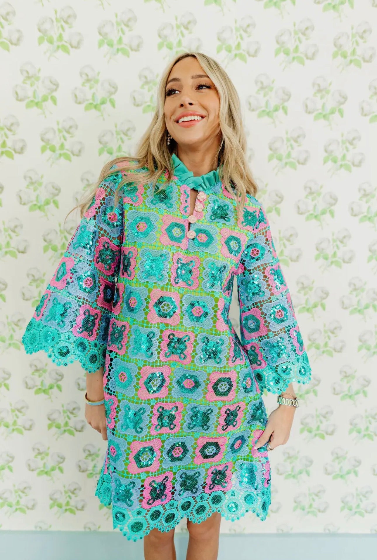 Caftan- Turquoise Mosaic