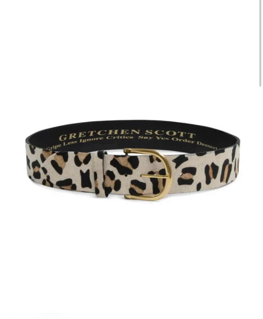 2 Inch Belted Bliss- Leopard