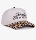 Blondes Have More Fun- Leopard Print- Trucker Hat