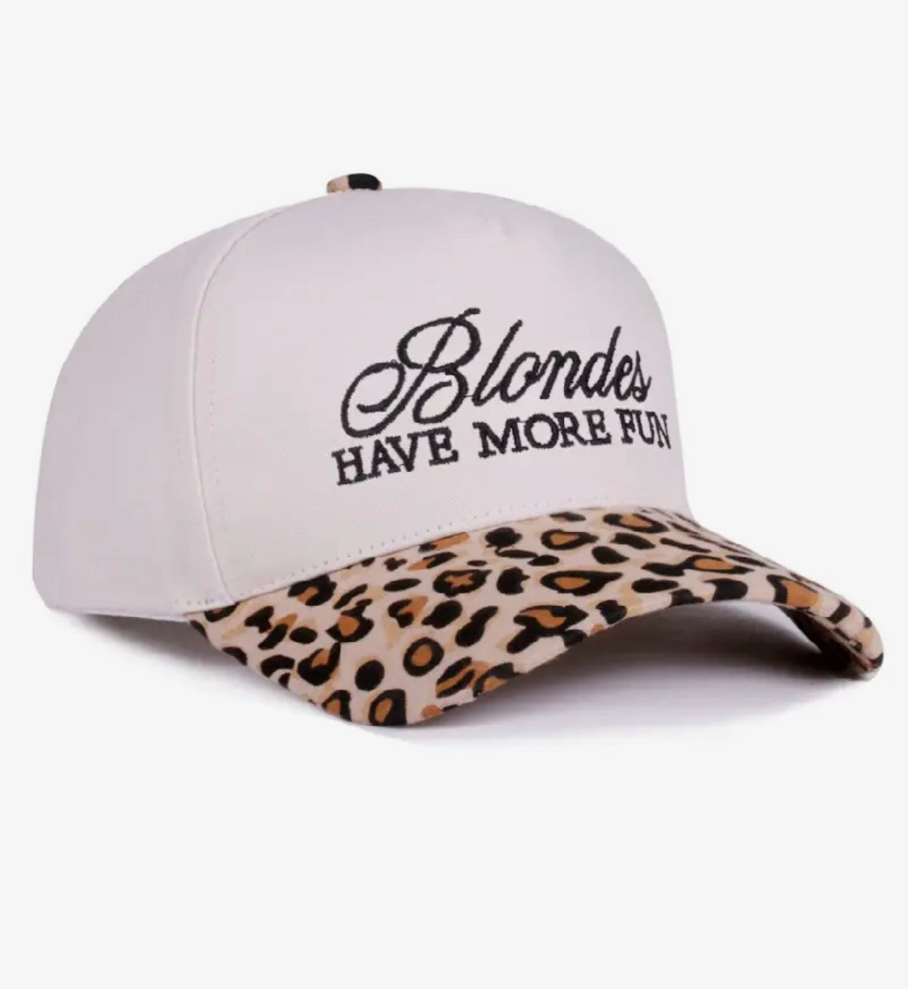 Blondes Have More Fun- Leopard Print- Trucker Hat