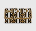 Mocha Beaded Clutch