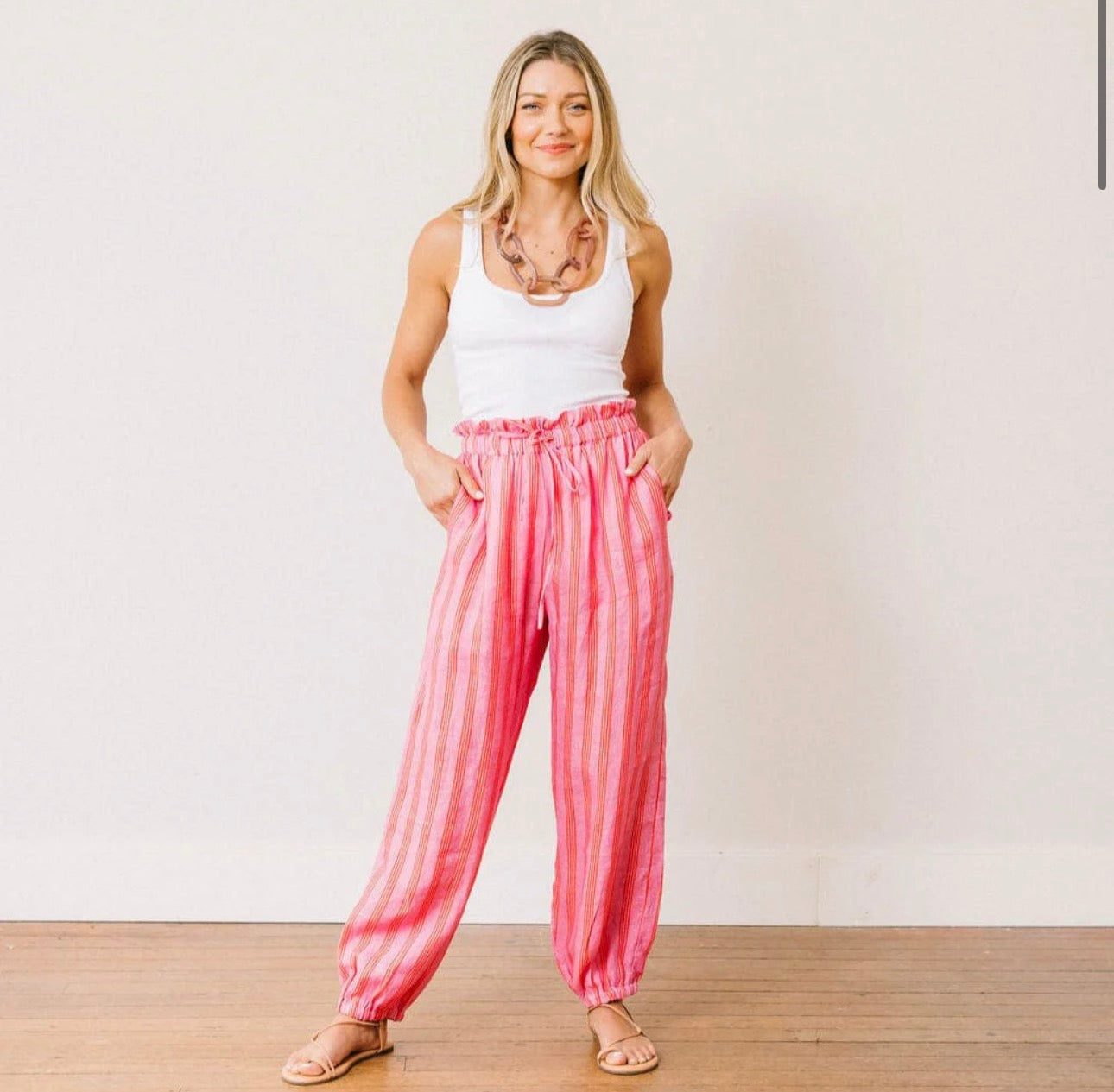 Orchid Pinstripe Savannah Pants