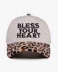 Bless Your Heart- Trucker Hat- Leopard