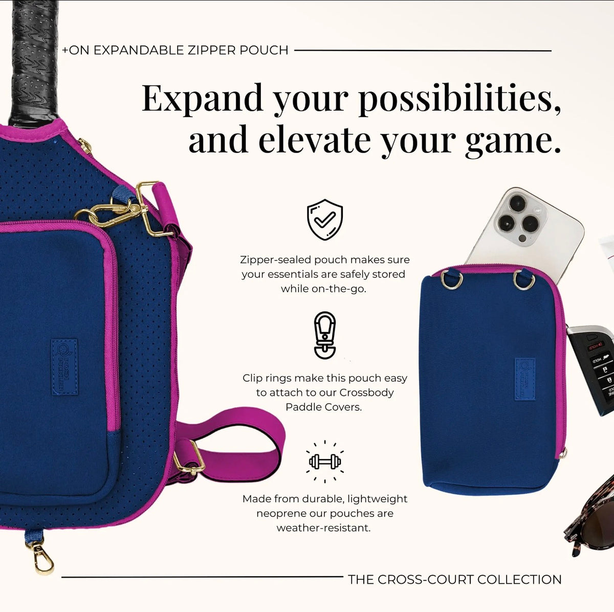 Clip-On Pickleball Storage Pouch